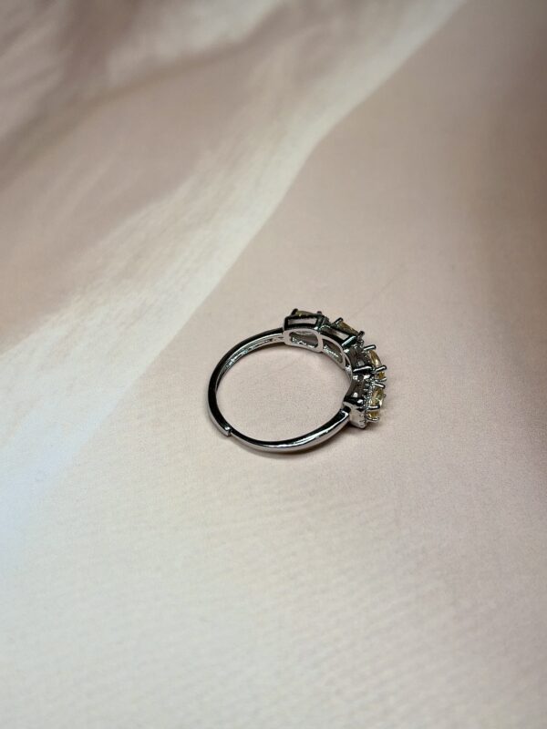 Citrine 4 Stone Ring | Premium | German Silver