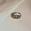 IMG_1908 Peridot 5 Stone Ring | Premium | German Silver