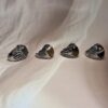 Earthbound Black Agate/ Sulemani Hakik Rings | 4 Styles | German Silver