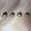 Earthbound Black Agate/ Sulemani Hakik Rings | 4 Styles | German Silver