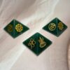 Green Jade Lakshmi Abundance Pyramid | 43 GM | Shree Yantra & Prosperity Symbols