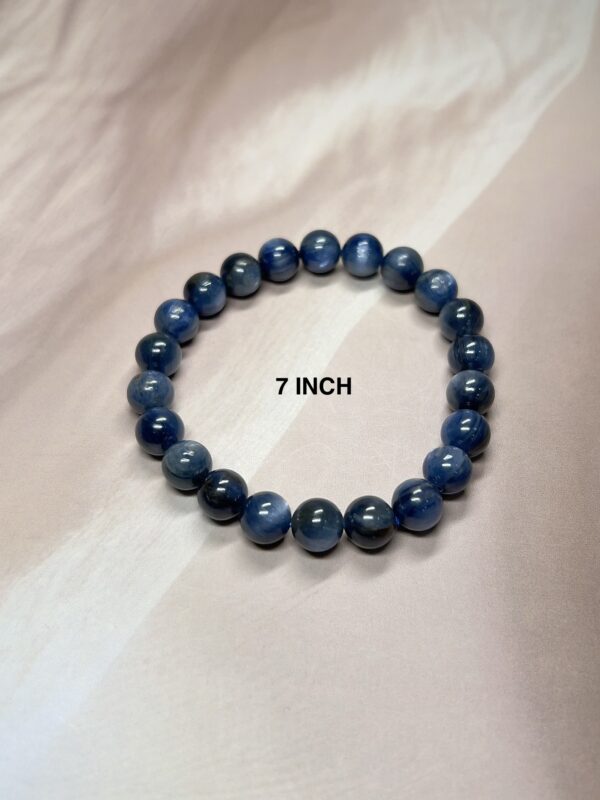 IMG_2033 Stunning Blue Kyanite Bracelet | 8MM | 2 Sizes