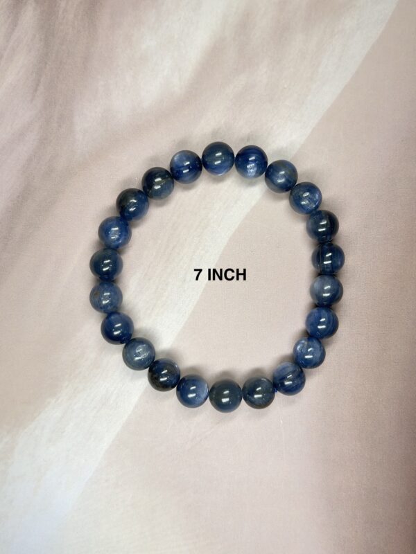 IMG_2034 Stunning Blue Kyanite Bracelet | 8MM | 2 Sizes