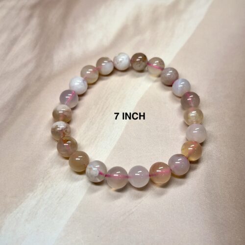 IMG_2061 Flower Agate Bracelet | 8MM | 2 Sizes