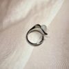 Morning Dew Crystal Rings | 8 Natural Crystal Options | German Silver
