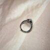 Ornate Aura Crystal Rings | 8 Natural Crystal Options | German Silver