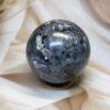 IMG_2269 Premium Flashy Larvikite Sphere | 460 GM | 6.9 CM
