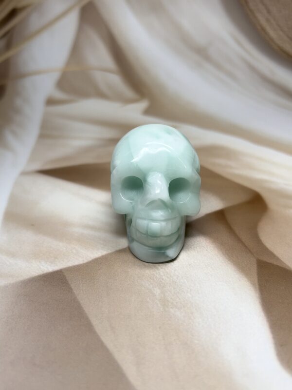 Premium Larimar Skull | 90 GM