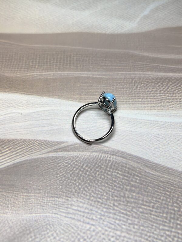 IMG_2427 Larimar Rings | 7 Styles | Adjustable | German Silver