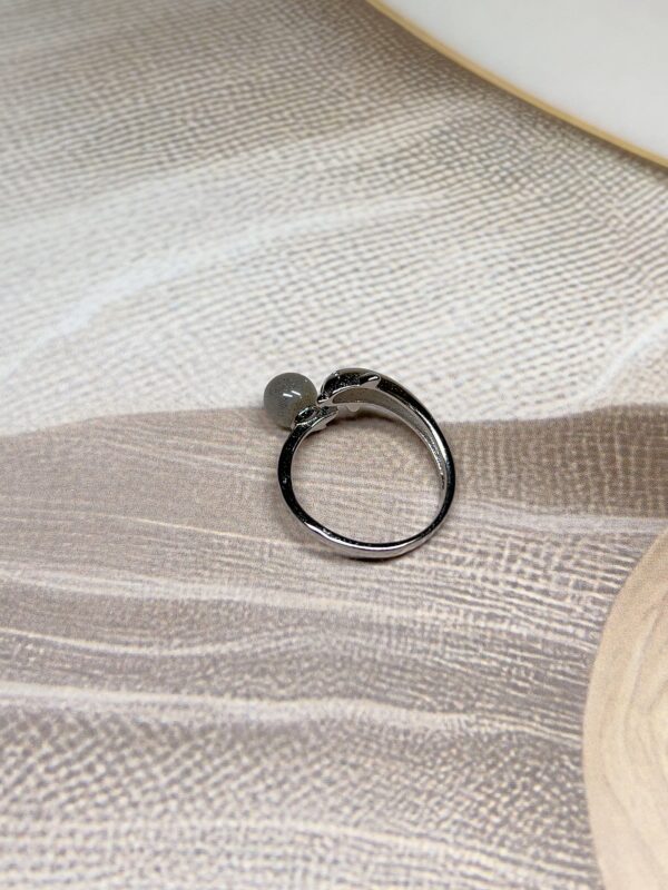 IMG_2516 Golden Labradorite Dolphin Ring | Adjustable | German Silver